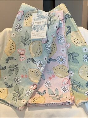 Shabby Chic Kitchen Towels - Set of 3